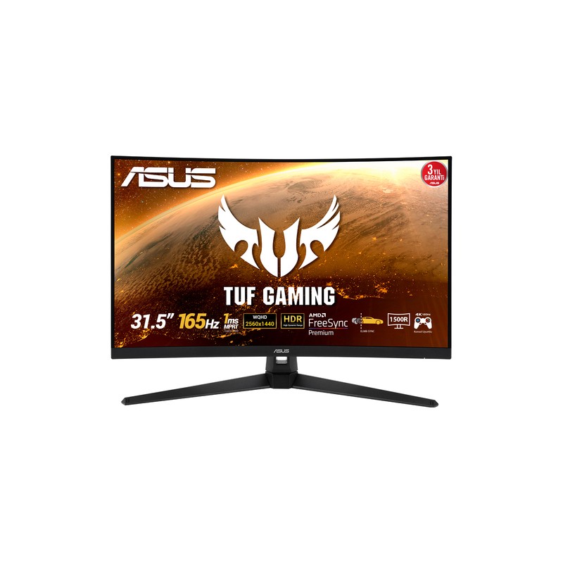 Monitor Gaming ASUS VG32VQ1BR 32" VA QHD Curvo Negro Monitor Gaming ASUS VG32VQ1BR 32" VA QHD Curvo Negro