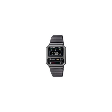 Reloj Dig Casio Vintage 40mm Gris/Negro (A100WEGG-1AEF)