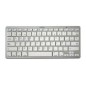 Teclado NILOX Multimedia Bluetooth Blanco (NXKB01S)