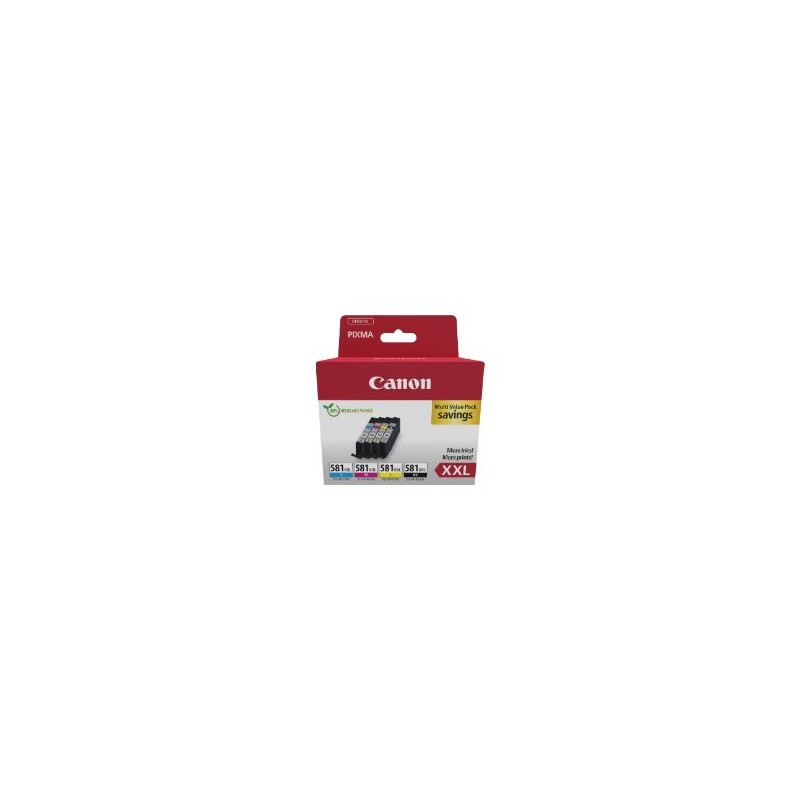 Tinta Canon CLI-581 Pack Negro/Tricolor (1998C007)