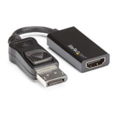 Adaptador StarTech DP/M a HDMI/H Negro (DP2HD4K60S)