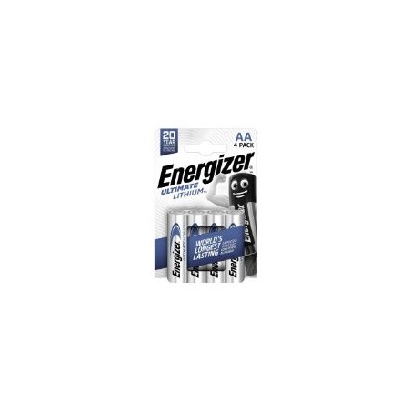 Pilas Energizer Ultimate Lithium AA 4 Unidades (639155)