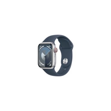 Apple Watch S9 GPS 4G 41mm Plata Corr. Azul (MRHW3QL/A)