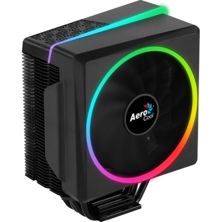 Ventilador CPU AEROCOOL 120mm 145W RGB Negro (CYLON4)