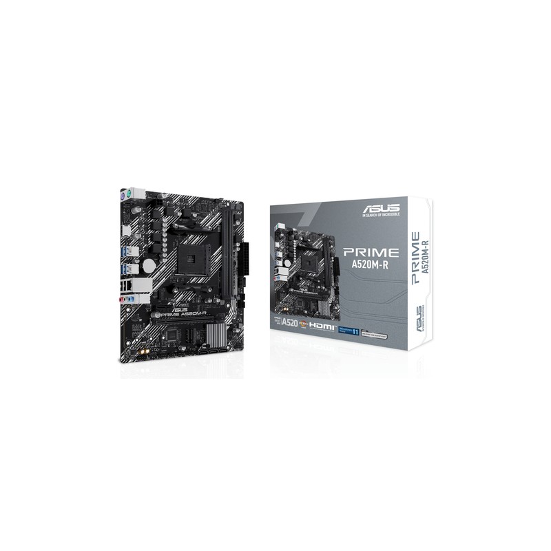 ASUS PRIME A520M-R: (AM4) 2DDR4 USB HDMI RJ45 mATX ASUS PRIME A520M-R: (AM4) 2DDR4 USB HDMI RJ45 mATX