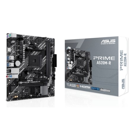 ASUS PRIME A520M-R: (AM4) 2DDR4 USB HDMI RJ45 mATX