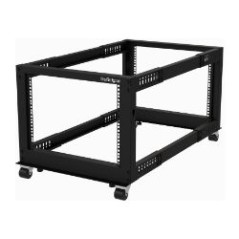 Rack StarTech Móvil Marco Abierto 8U Negro(4POSTRACK8U)