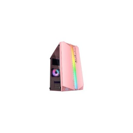 Caja Compacta Mars Gaming ARGB mATX Rosa (MCS1P)