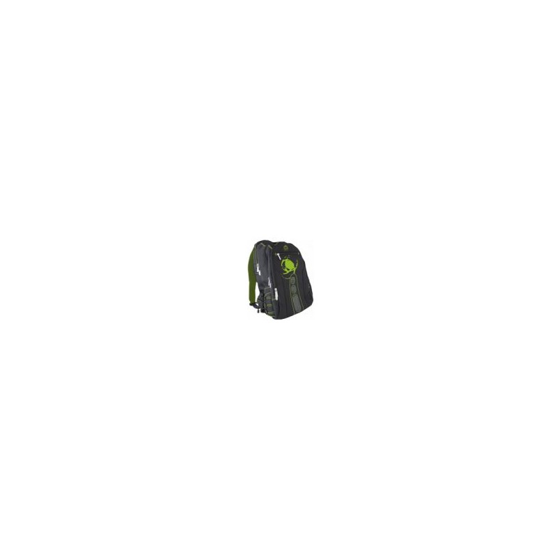 Mochila Gaming KeepOut Nylon 15.6" Negra/Verde (BK7G)