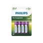 Pack 4 Pilas Philips AA Recargables 1.2V (R6B4A130/10)