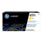 Toner HP LaserJet 657X Amarillo 23000 páginas (CF472X)