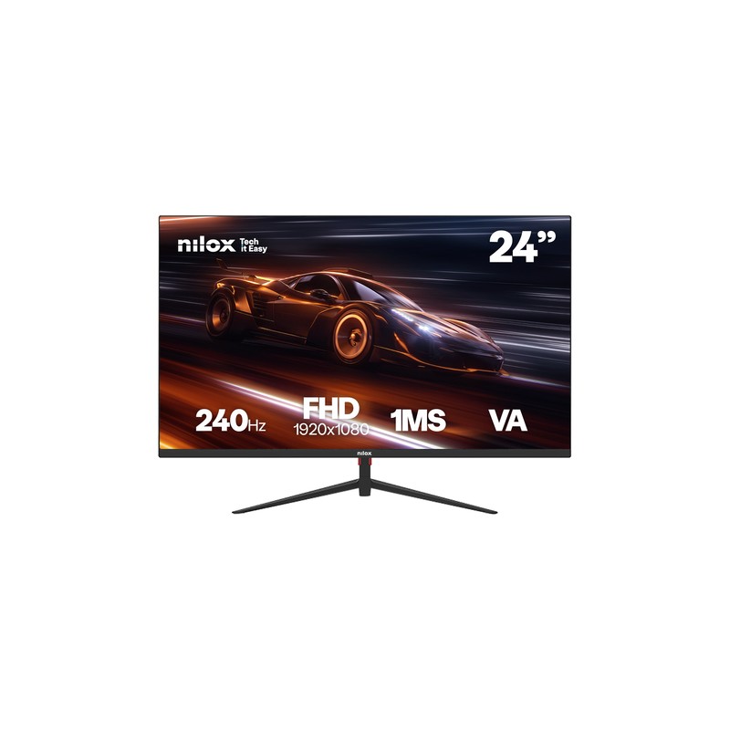 Monitor NILOX 24" 240Hz VA LCD FHD Negro (NXM24FHD2401)