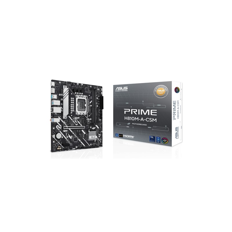 ASUS PRIME H810M-A-CSM: (1851) 2DDR5 HDMI DP RJ45 mATX