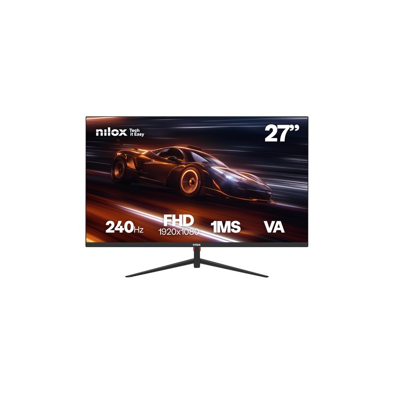 Monitor NILOX 27" 240Hz VA FHD Negro (NXM27FHD2401)