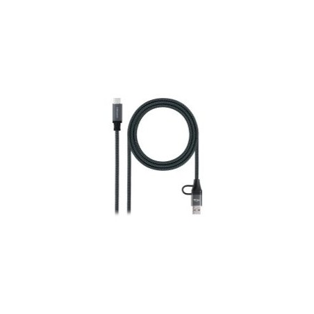 Nanocable USB-C a USB-A+USB-C/M (10.01.4111-L150-COMB)