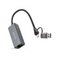 Conversor Nanocable USB-A+USB-C/M a RJ45 (10.03.0411)