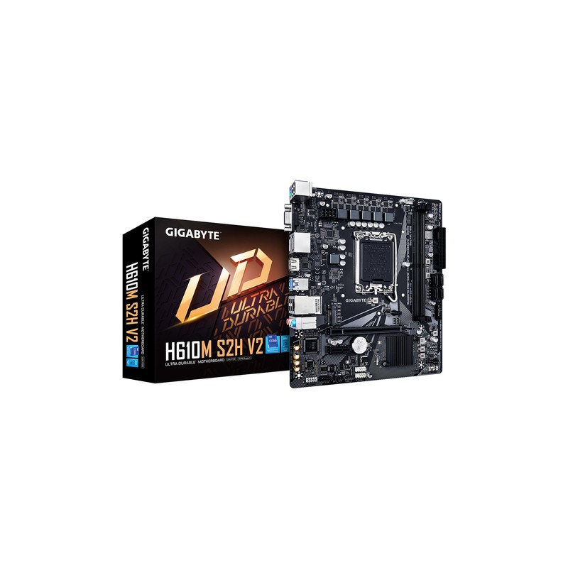 GIGABYTE H610M S2H V2:(1700) 2DDR4 HDMI VGA DVI DP mATX