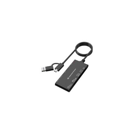 Lector de Tarjetas CONCEPTRONIC 7en1 USB-A/C (BIAN10B)