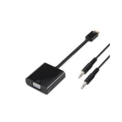 Conversor Nanocable HDMI a VGA/3.5mm (10.16.2003-BK)