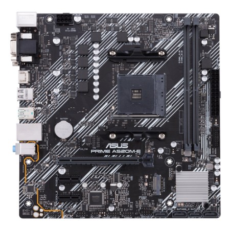ASUS PRIME A520M-E/CSM: (AM4) 2DDR4 HDMI VGA DVI-D mATX