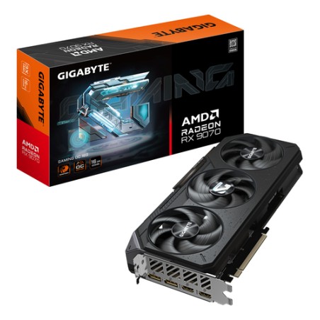GIGABYTE AMD Radeon RX9070 GAMING OC 16Gb GDDR6