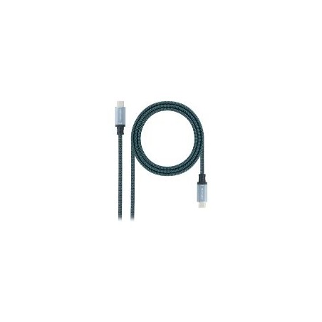 Nanocable USB-C/M a USB-C/M 1.5m Negro (10.01.4101-L150