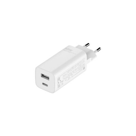 Cargador de Pared XIAOMI 65W 1USB-A 1USB-C (BHR5515GL)